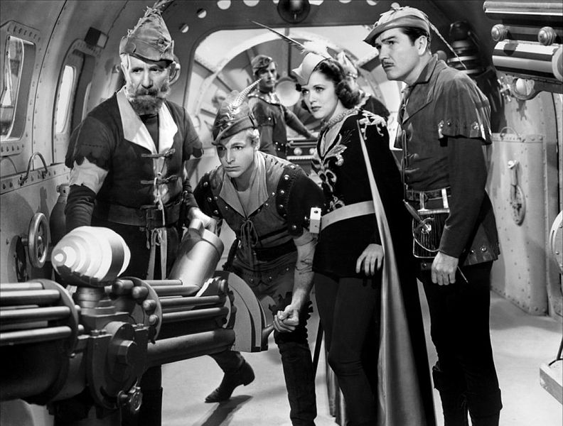 Buster Crabbe portrayed Buck Rogers and Flash Gordon in serials