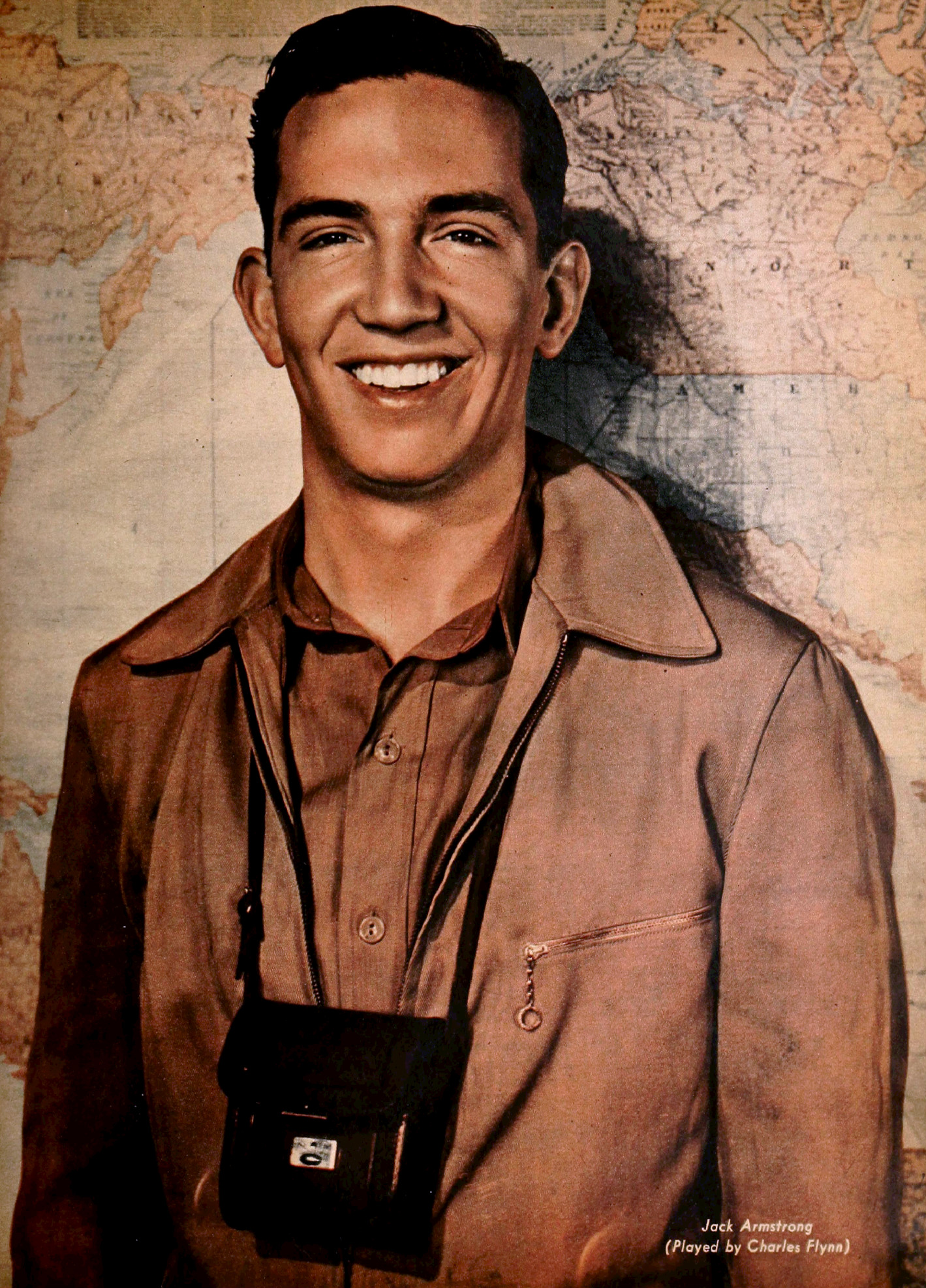 Charles Flynn as Jack Armstrong in 1943